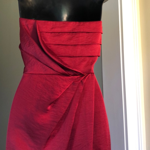 BCBGENERATION red strapless size 4 dress - Picture 4 of 6